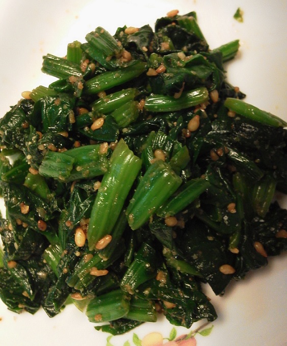 ほうれん草のごま和え