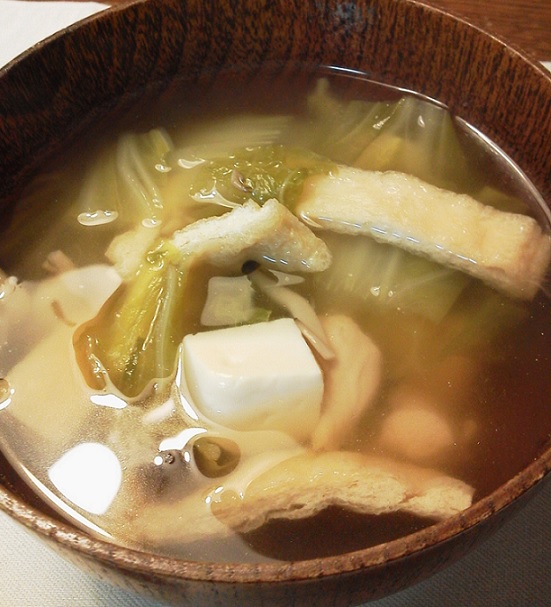 具だくさんのすまし汁