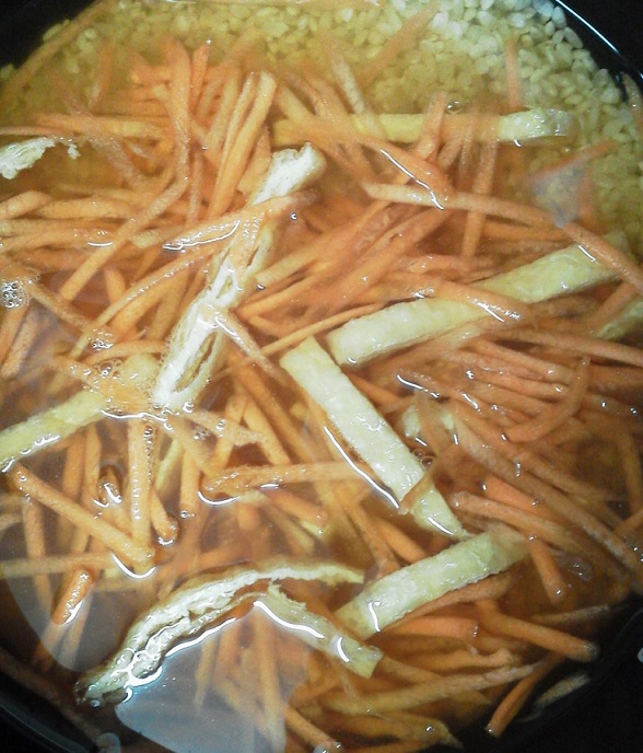 炊き込みご飯(炊く前)