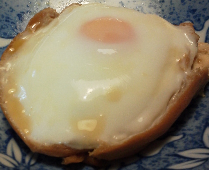 くるま麩の玉子落とし