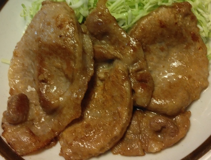 豚のしょうが焼き