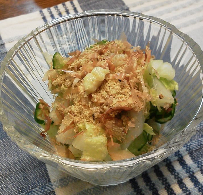 きゅうり、はくさい、なすの梅酢漬け